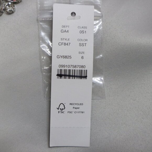 J. Crew Embellished Satin Dress Women 6 White Rich Auntie Core Event Holiday NWT - Picture 6 of 16